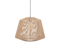 Suspensão De Luminária Atmosphera Cordão Bege D 48 Cm E27 Altura Ajustável
