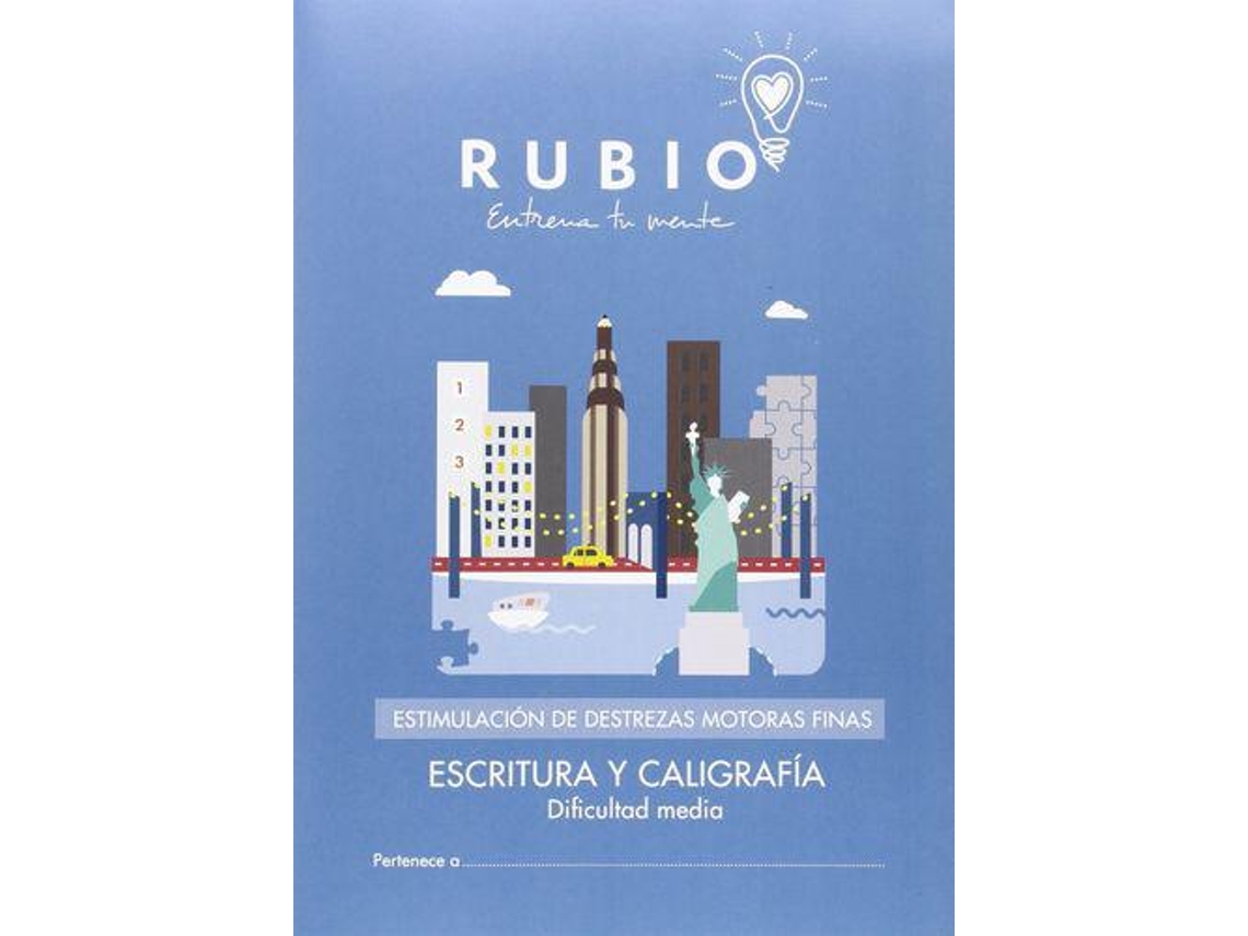 Livro Estimulación de destrezas motoras finas escritura y caligrafía de Fundación Cuadernos Rubio (Espanhol)