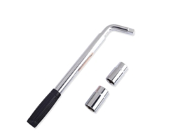 Chave de porcas para ruedas, con mango extensible, 17mm, 19mm, 21mm, 23mm | S/MARCA