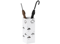 Suporte Para Guarda-chuvas Em Aço Com Bandeja Coletora De Gotas, Ganchos Para Dobráveis E Design Decorativo, 15,5 X X 41 Cm