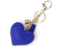 Chaveiro Com Glitter Brilhante, Cristal, Strass, Design De Coração, Chaveiro Super Moderno, Pingente, Carteira, Bolsa Durável Aquaforge