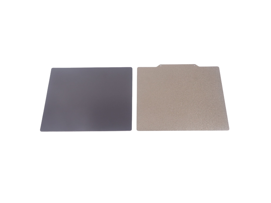 Placa De Aço Magnética De Duas Faces Para Impressora 3d E12 E16 Pei 310x310mm
