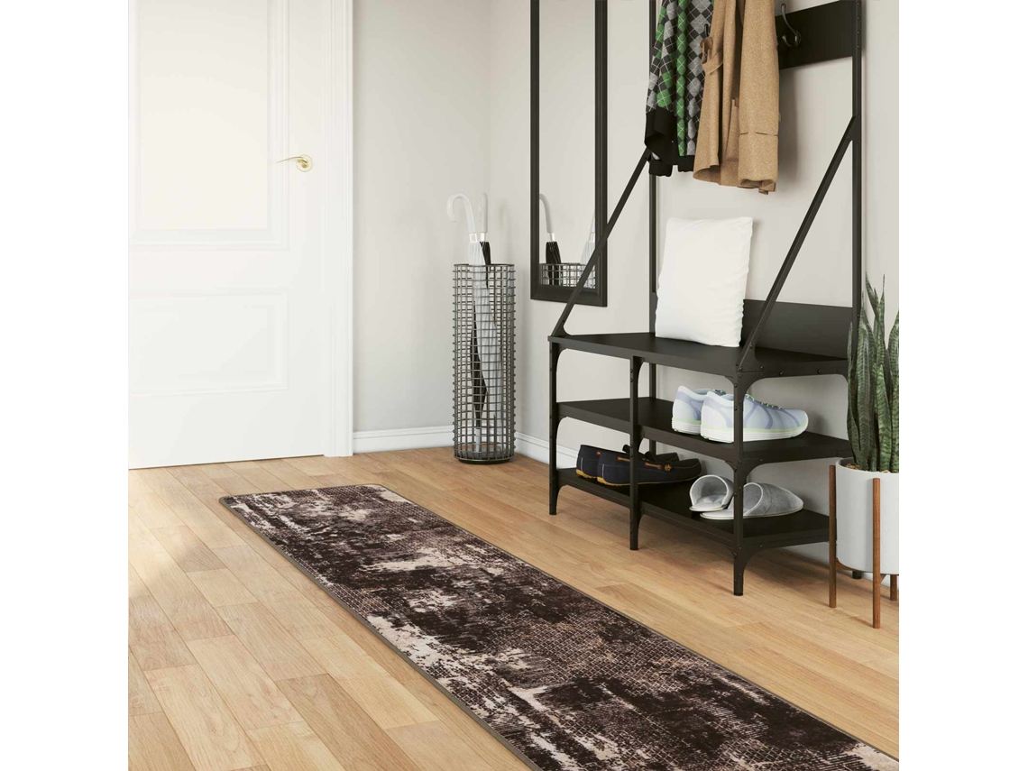 Vidaxl Passadeira Marsa Preto 50 X 450 Cm Poliéster E Pvc