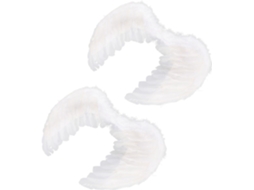 Asas De Anjo Brancas, Leves E Práticas, 2 Unidades, Para Meninos E Meninas, Feitas De Papel E Ferro.