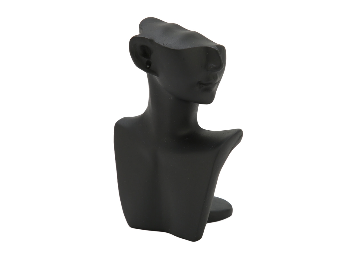 Suporte De Joias Resina Preto 11,5 X 7,5 X 6 Cm