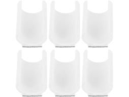 Mikikit Conjunto De 6-protetores Piso Para Pés Cadeira Em Plástico Com Almofadas Feltro Capas Antiderrapantes