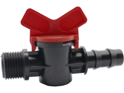 2 Peças Conector de Tubo 1/2 para Válvula Pe Jardim Macho S/MARCA