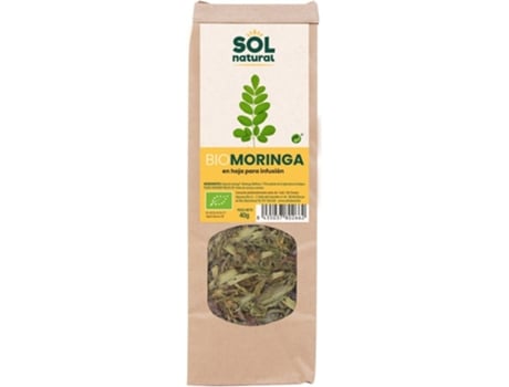 Suplemento Alimentar SOLNATURAL Moringa En Hoja Para Infusion Bio (40 Gr)