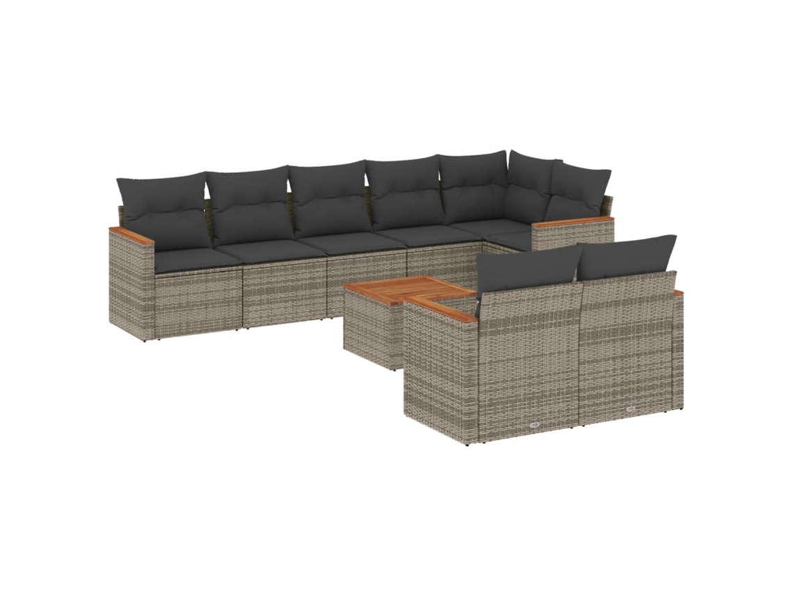Garden Sofa Set, Garden Sofa Sets Vidaxl Cinzeto Rattan / Vime (n/a)