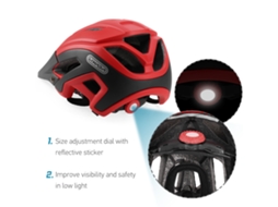 Capacete Laxiscreed Lixado Com Visor E 16 Ventilações Para Maior Conforto