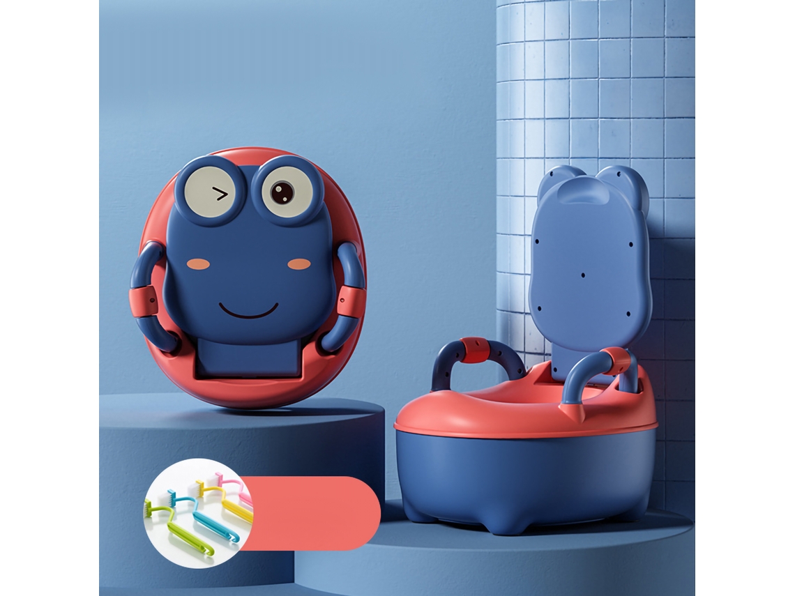 Mali vaso Sanitário Portátil para Viagem Treinamento Infantil Pp Ecológico Estável Azul