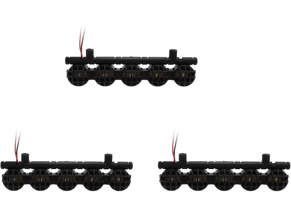 Conjunto de 3 Barras de Luz LED para Teto de Carro RC compatíveis com diversos modelos SFUSHOS