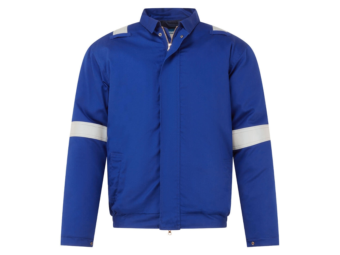 Casaco Bomber Ignífugo Isolado Bizflame Work+ | Proteção Fr Azul Real / M
