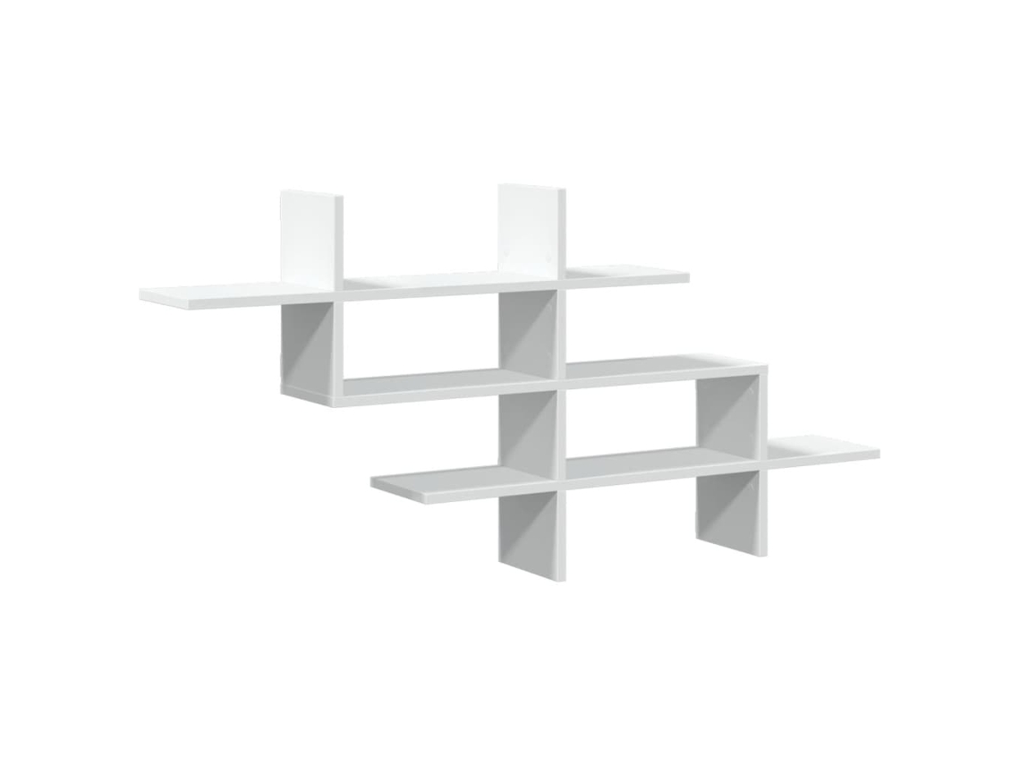 Wall Shelf, Wall Shelves Vidaxl Branco Madeira Processada (n/a)