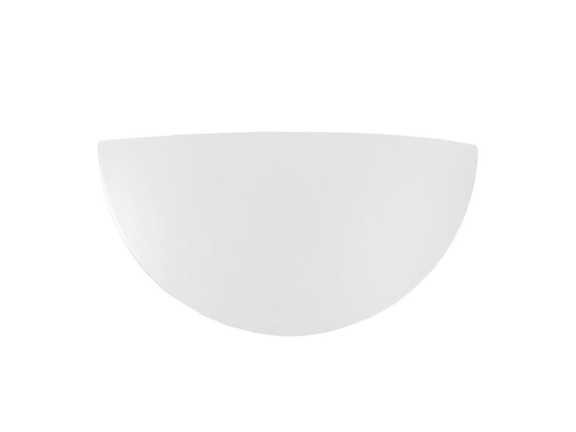 Vidro Meia Lua Curvo Fosco 30Cm