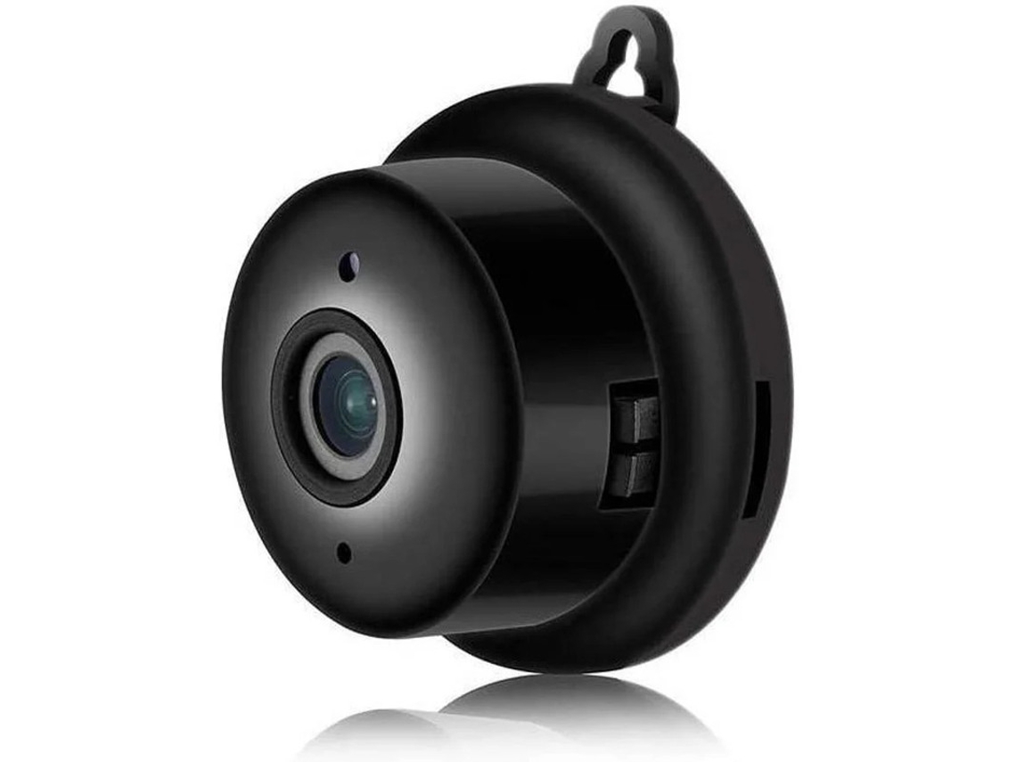 Mini Spy Camera Wifi 1080p Hd Dvr Visão Noturna Áudio Bidirecional Home Office Preta Yizhood