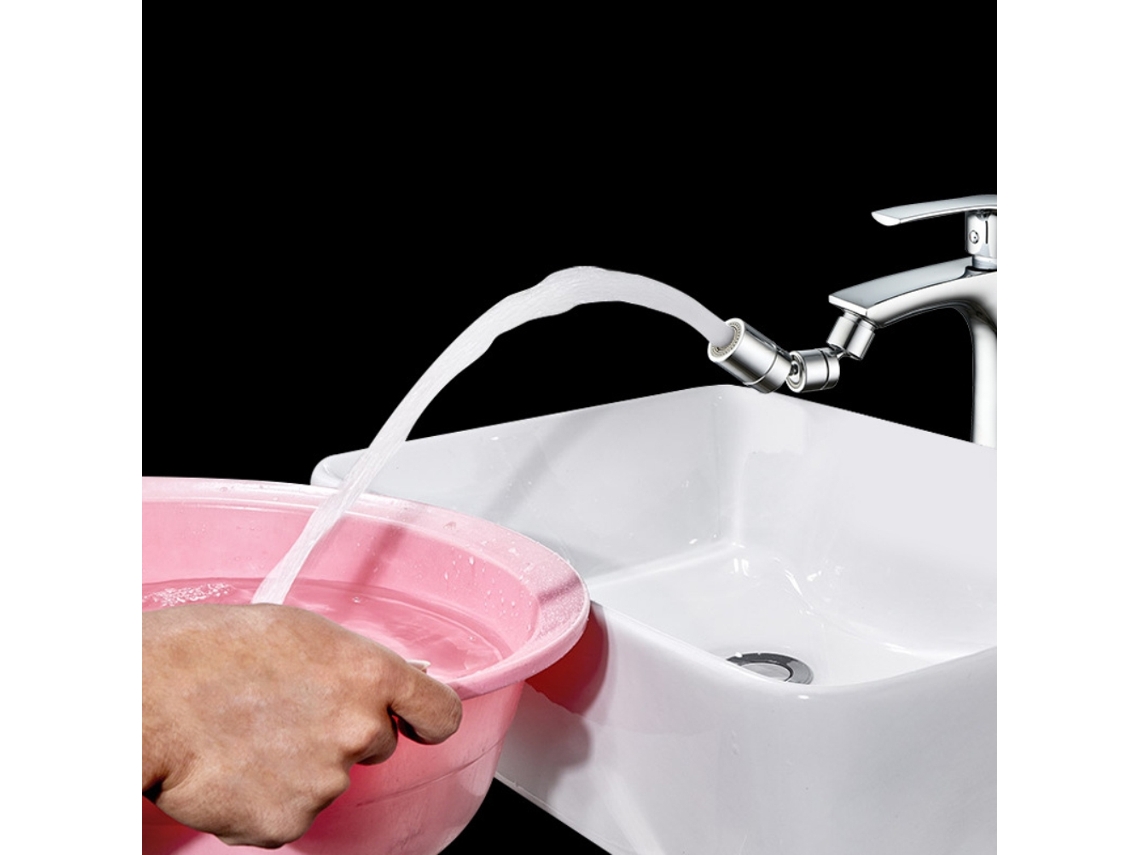 Faucet Internal Thread Basin Spout Extender, Splash-proof, Universal Rotation Eoocoo