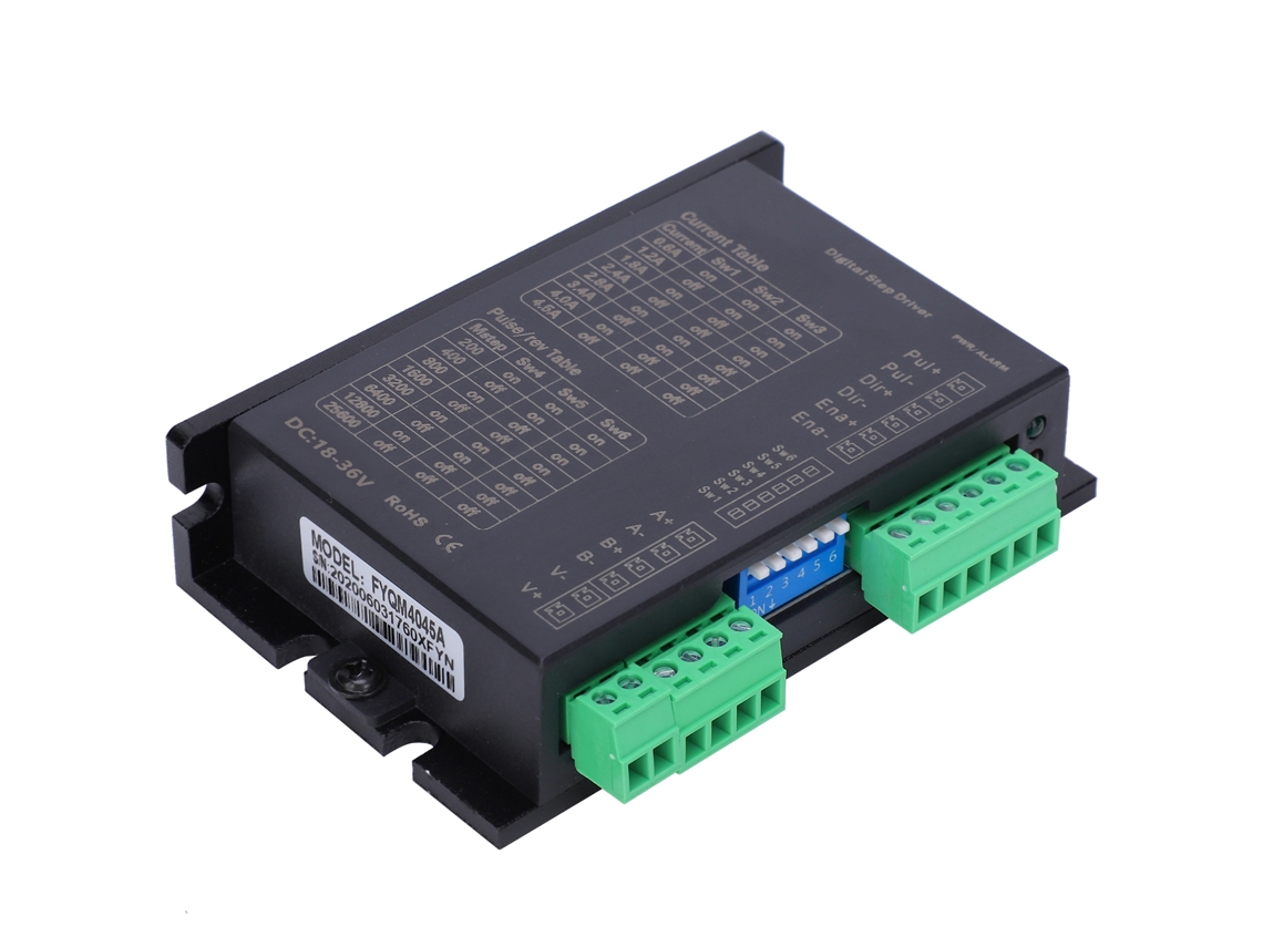 Controlador de Motor Passo Bifásico 4.5A DC 18-36V Fyqm4045A para CNC
