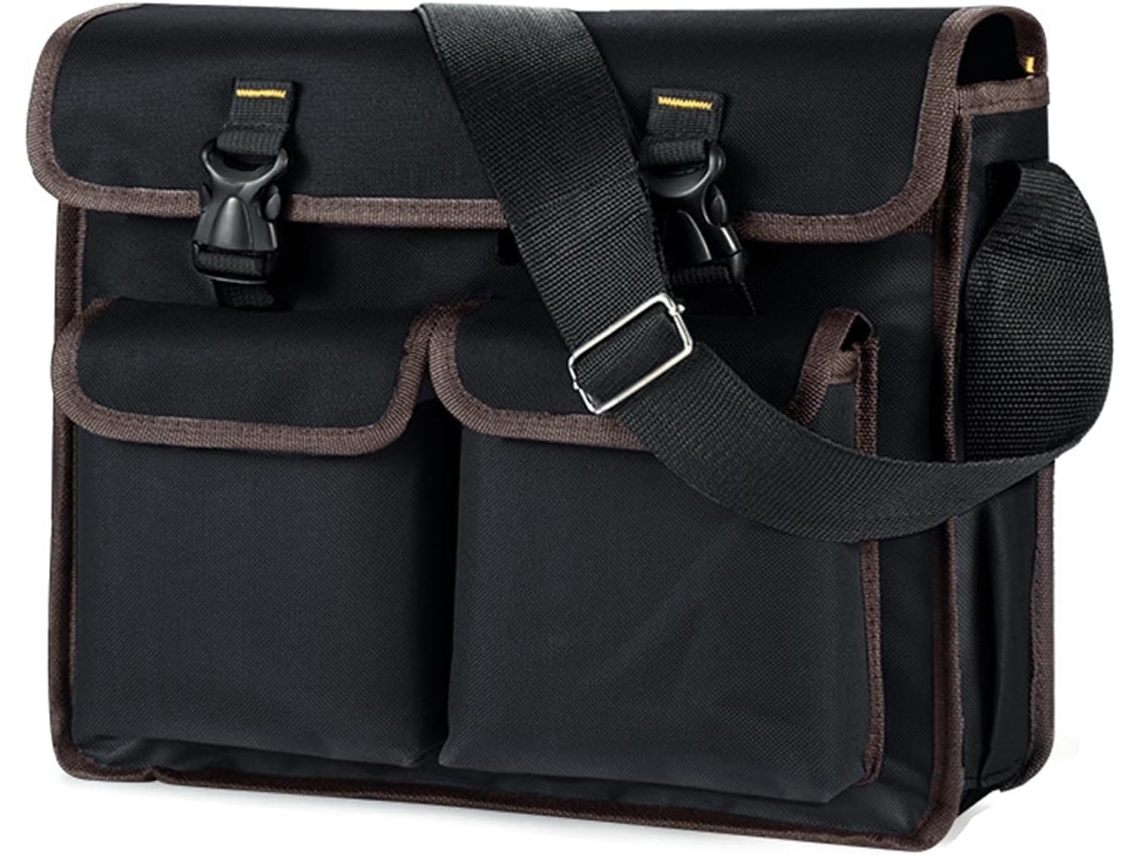 Bolsa para ferramentas de eletricista Jeanoko, bolsa de armazenamento em tecido Oxford grosso e durável com grande capacidade.