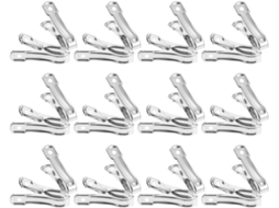 Prendedores De Roupa Operitacx 40em Aço Inoxidável, Bordas Lisas, Sem Rebarbas, Prendedores Resistentes Para Toalhas E
