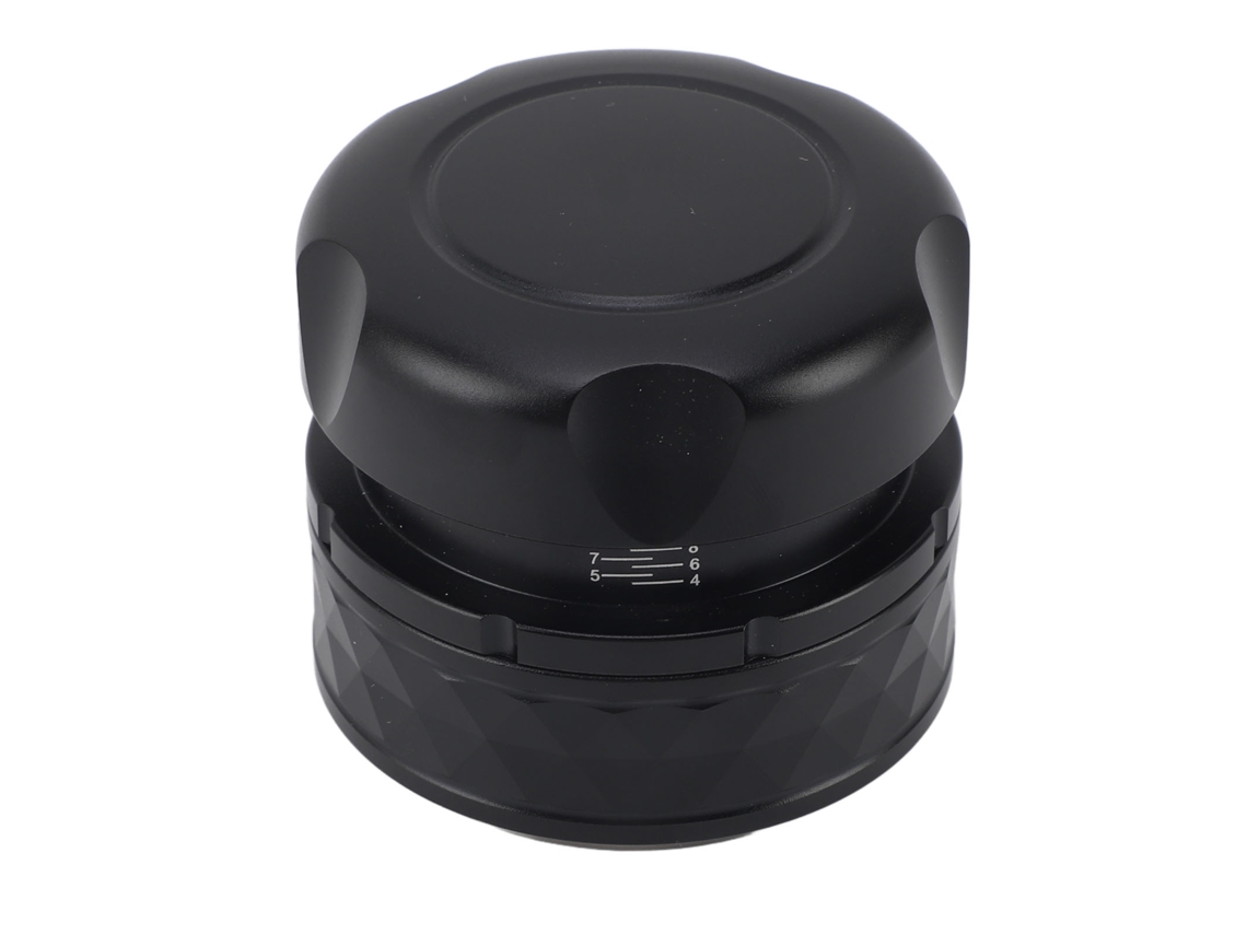 Tamper De Café Em Aço Inoxidável Profissional Distribuidor De Café Portátil Prensa De Pó Ferramenta Niveladora 58 Mm 2,28 Pol Rosca Preta Inferior
