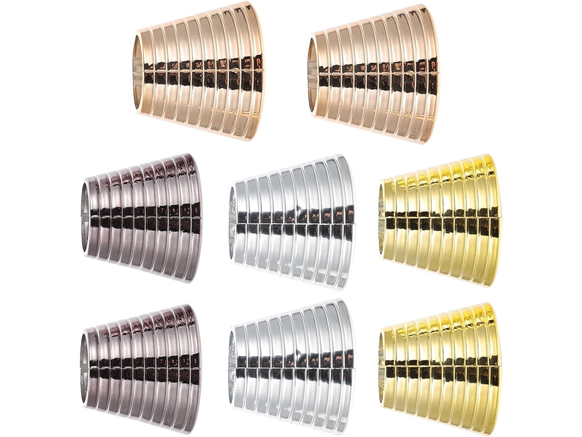 Conjunto De 8 Anéis Para Crina De Cavalo Em Abs, Práticos E Antiderrapantes.
