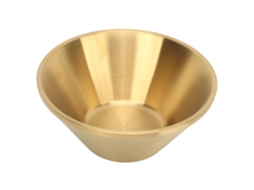 Bacia de Salada Inox Dourada LAXISCREED 16cm