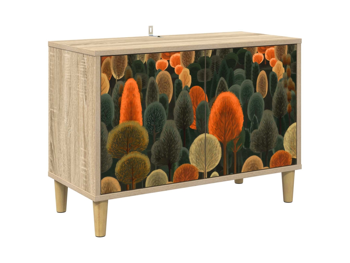 Vidaxl Gabinete Para Tv Zaandam 69 X 33 X 50 Cm Sonoma