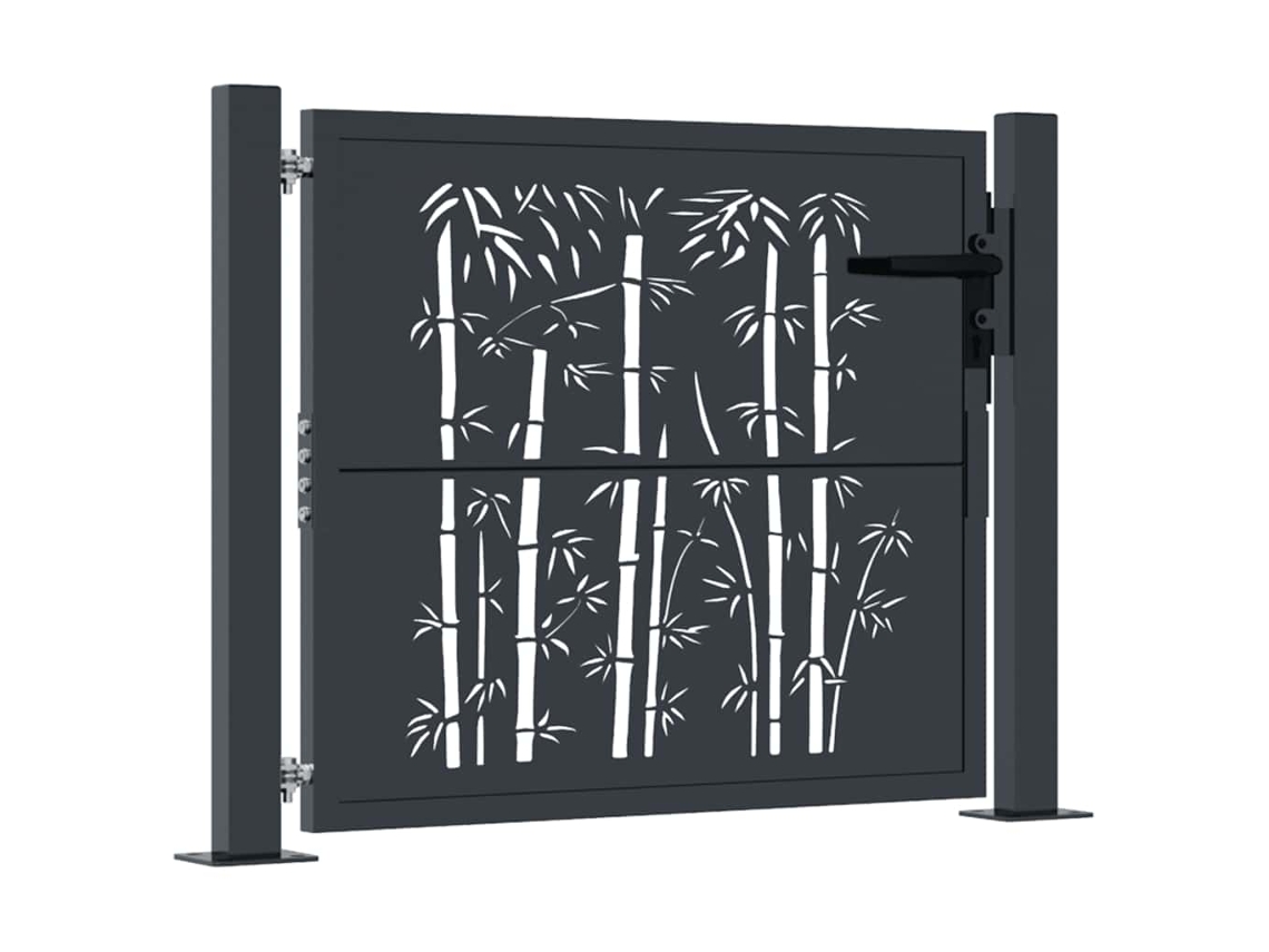 Garden Gate, Garden Gates Vidaxl Antracite Aço (100 X 100 Cm)