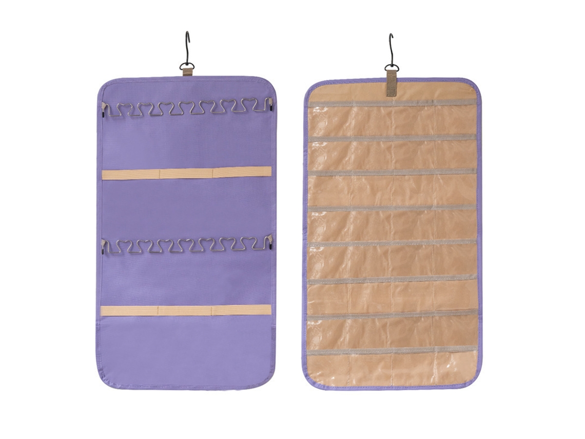 Bolsa de Armazenamento Dupla Face de Grande Capacidade roxo Claro, Tamanho M, 65*36 YUNZII