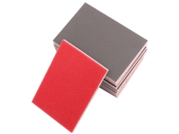 10 Peças De Lixa Esponja Quadrada Grit 120/180/240 Papel De Lixar Polido Fino (240)