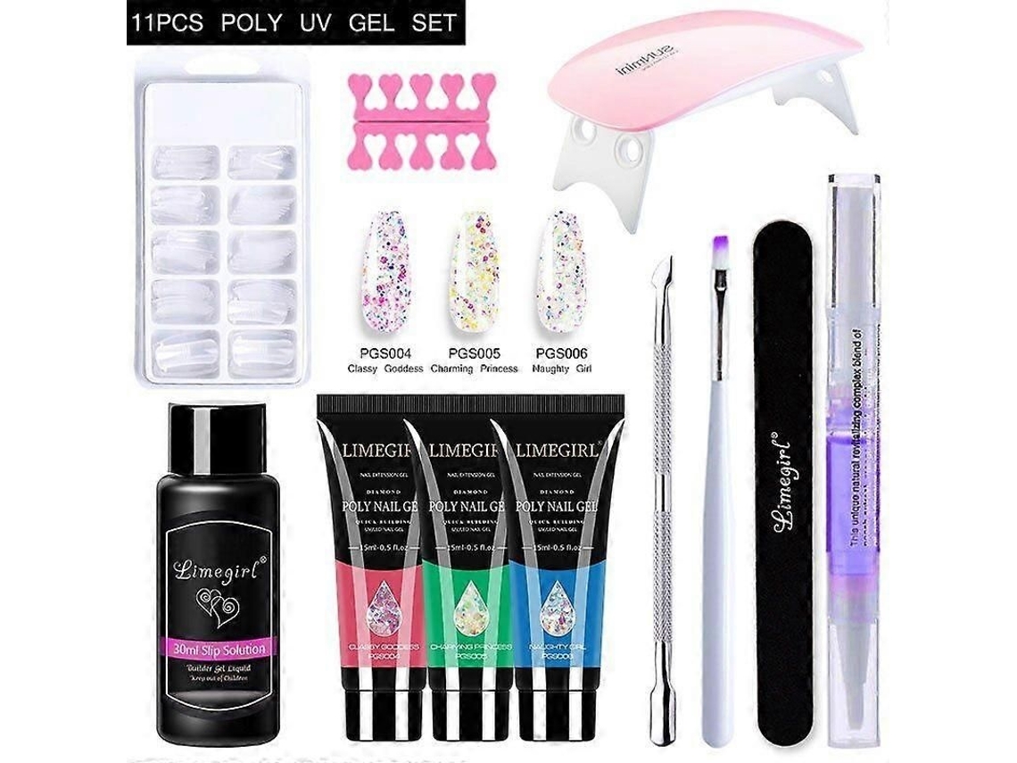 Kit De Manicure, 15ml, Para Unhas De Gel, Elysve