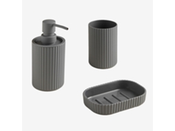 Sklum Conjunto De Banho Em Abs Ozene Abs Cinza Grafito