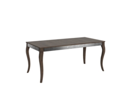 Mesa de Refeição ITAMOBY Olanda Iron (90x180/284 - Painéis em Melamina - Nogueira)