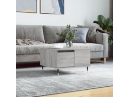 Vidaxl Mesa De Centro 55x55x36,5 Cm Derivados De Madeira Cinza Sonoma