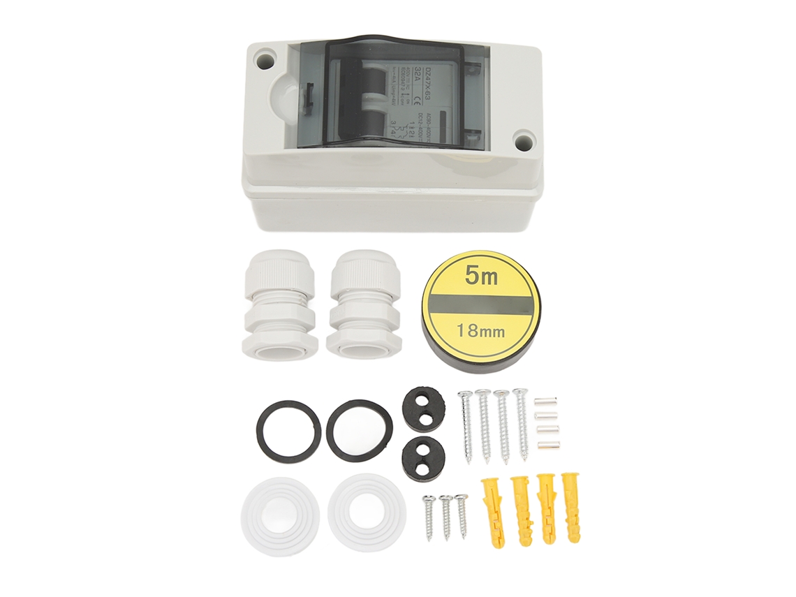 Interruptor de Circuito 2p Dc12v 400v para Caravana e Sistema Solar