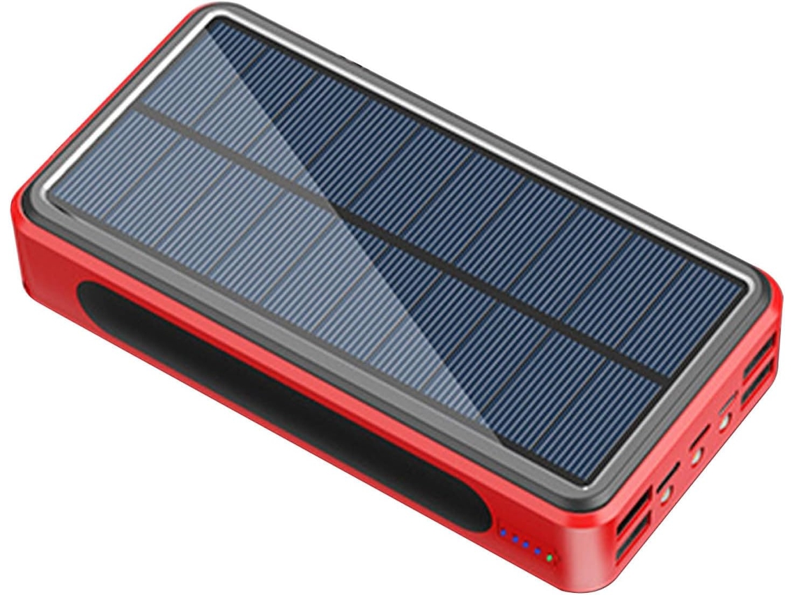 Carregador Solar Sem Fio Genérico Bateria Externa Durável para Celular Carregador de Painel Solar Camping em CHABERLU