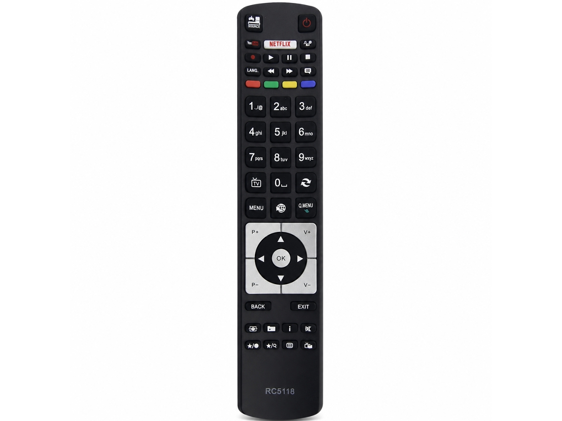 Comando À Distância Para Tv Compatível Com Hitachi Rc5118 E 50hyt62uh, Sem Programação_zhd