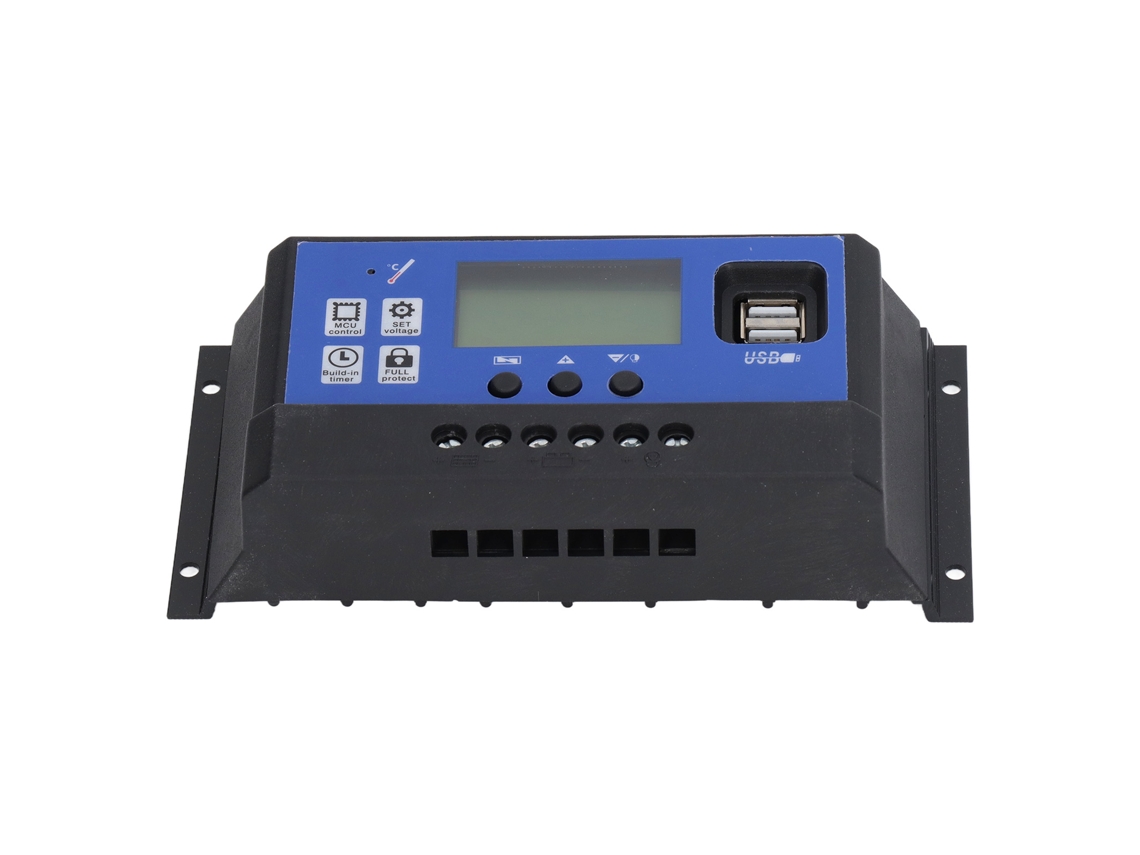 Controlador De Carga Solar Laxiscreed 60a 12v/24v Com Reconhecimento Automático De Tensão