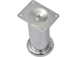 vidaXL Pés para sofá redondos 8 pcs 180 mm cromado
