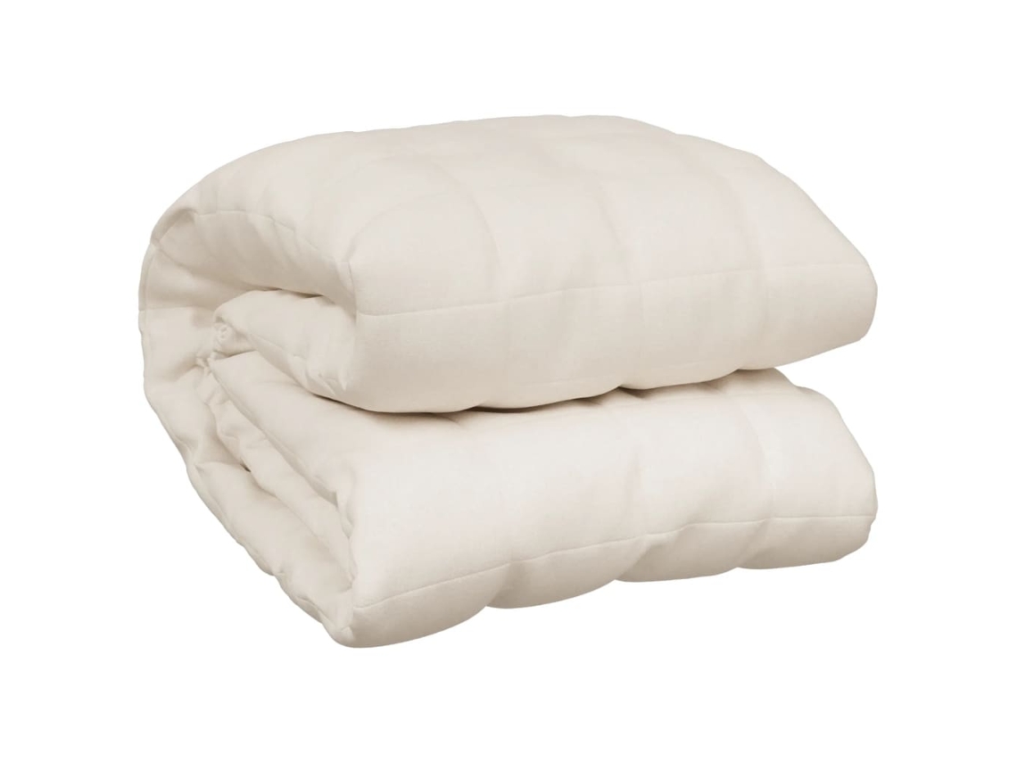Weighted Blanket, Weighted Blankets Vidaxl Creme Tecido (220 X 260 Cm)