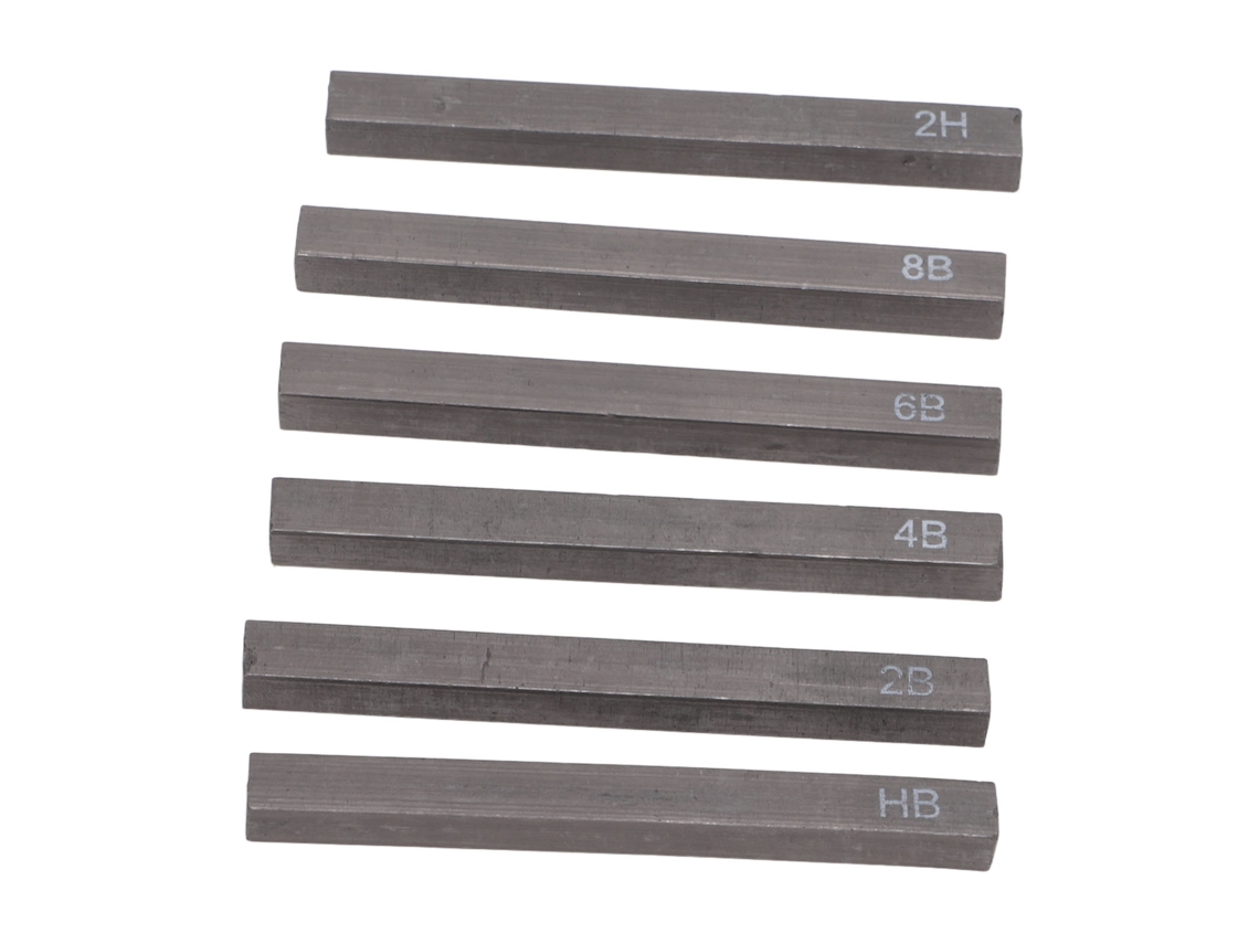 6 Lápis De Carboncillo Portáteis Para Desenho, Esboço E Pintura Artística - Lápis De Grafite E Carvão Múltiplos Usos