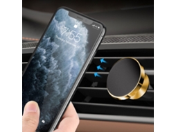 Primeiro Suporte Magnético Universal Para Celular Para Saída De Ar De Carro, Na Cor Tyrant Gold.