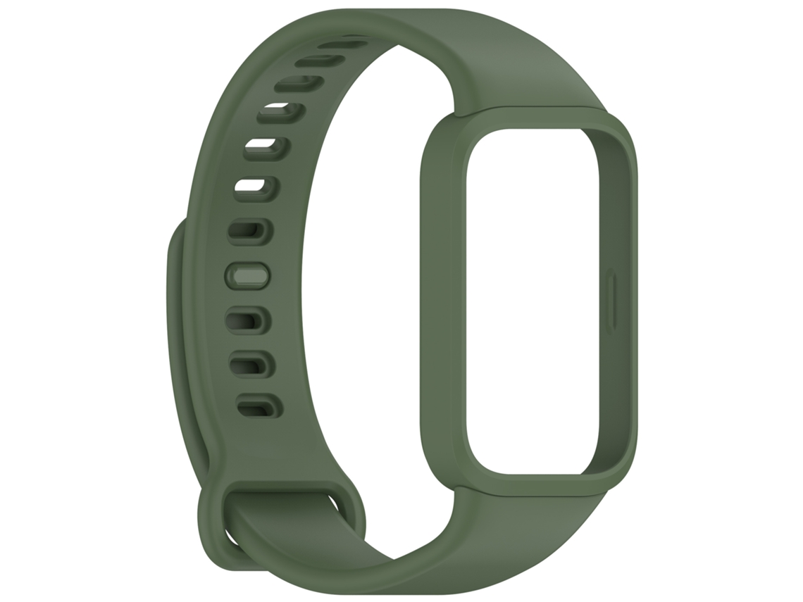 Pulseira Desportiva Macia e Respirável para Xiaomi Band 9 Active / Redmi Band 3 Verde HEXINYIGJLY