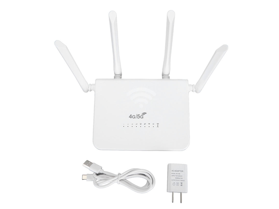 Roteador Sem Fio 4g Lte EOOCOO (slot para Cartão Sim 4g, 4 Antenas de Alta Ganho)
