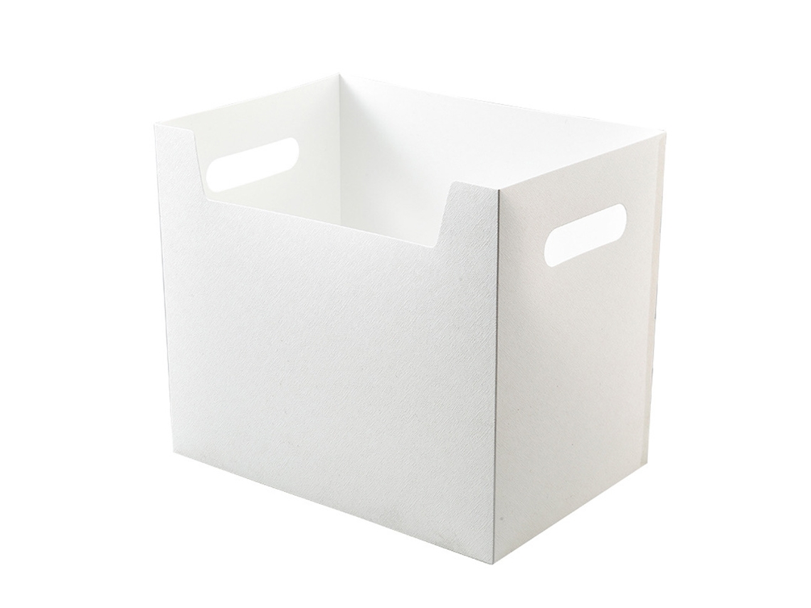 Cesto de Armazenamento Multifuncional Pp Office Organizer para Documentos, Livros e Materiais de Escritório 45l, 29x25x20cm
