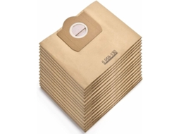 Lurelia Pack 15 Sacos De Pó Para Aspirador Kärcher Wd3, Papel, Substituição Prática