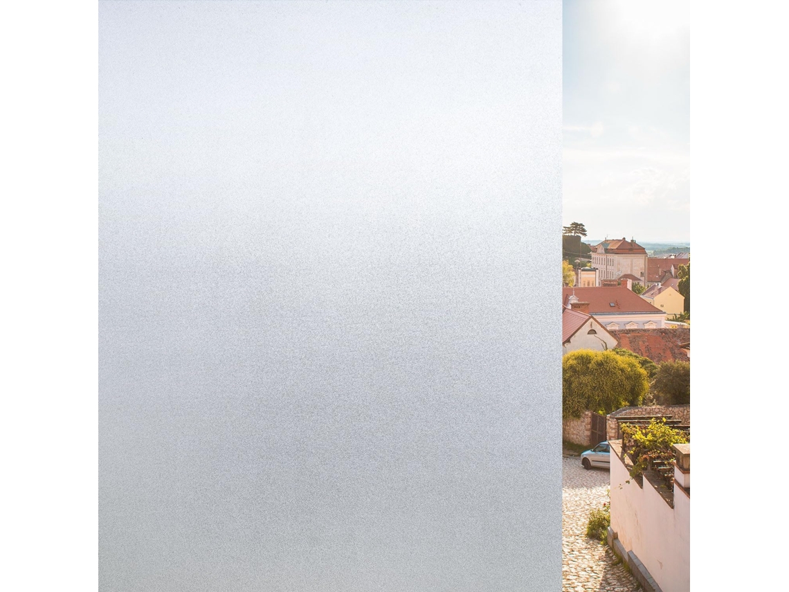 Película De Privacidade Fosca Para Janelas Adesivos Eletrostáticos Para Decoração De Casa E Morcegos Slowmoose (45x300cm)
