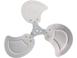 Hélice de Ventilador com Pás Quebradas para Substituição, Ideal para Acessórios de Mesa e de Chão, para Uso Interno. SFUSHOS