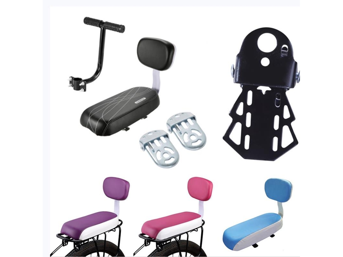 Cadeirinha De Criança Traseira Para Bicicleta Com Encosto, Alça E Apoio Para Os Pés Acessório Para Bicicleta Soft Seddlevayotoy